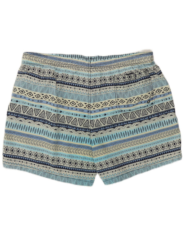 Maui and Sons Calção de banho masculino 2XL poliamida geométrica azul