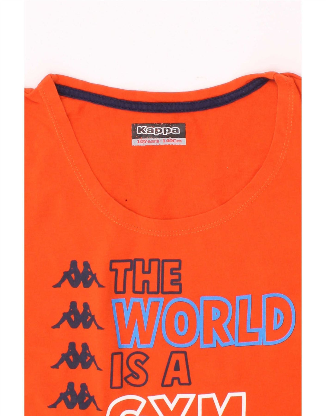 Top Kappa Boys Graphic Vest 9-10 Anos Laranja
