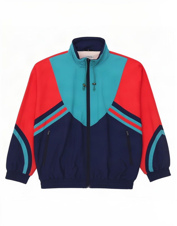 Jaqueta masculina de agasalho Etirel IT 54 XL azul marinho Colourblock Nylon