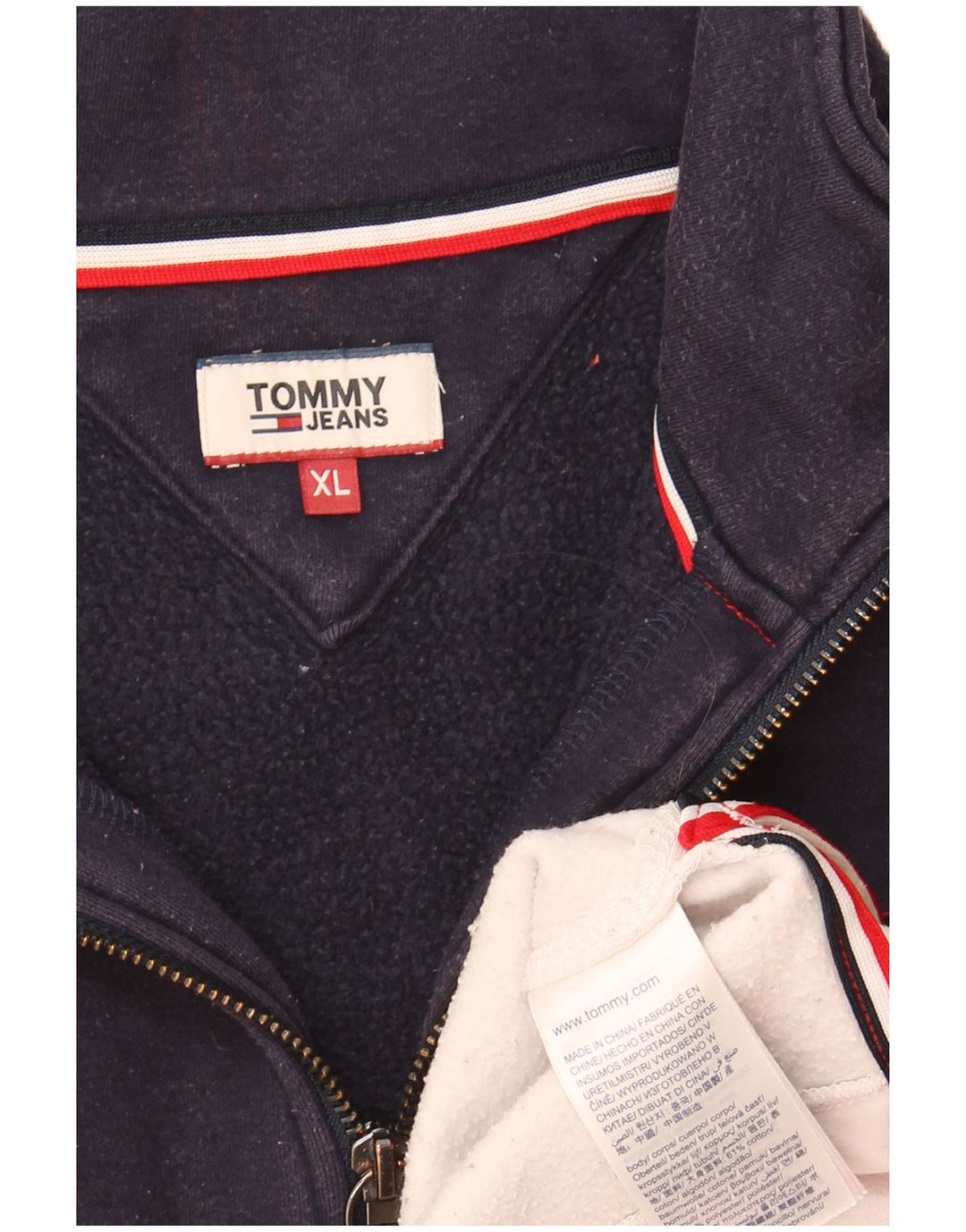 Tommy Hilfiger Suéter Crop Feminino UK 18 XL Multicolorido