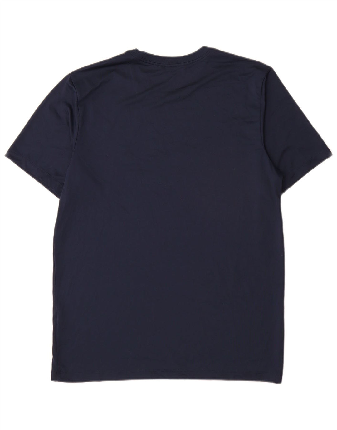 Camiseta Nike Masculina Dri Fit Top Médio Azul Marinho Poliéster