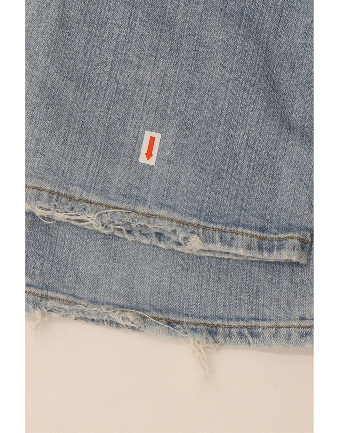 Calça jeans feminina LEE Jinx desgastada com bootcut W31 L35 algodão azul