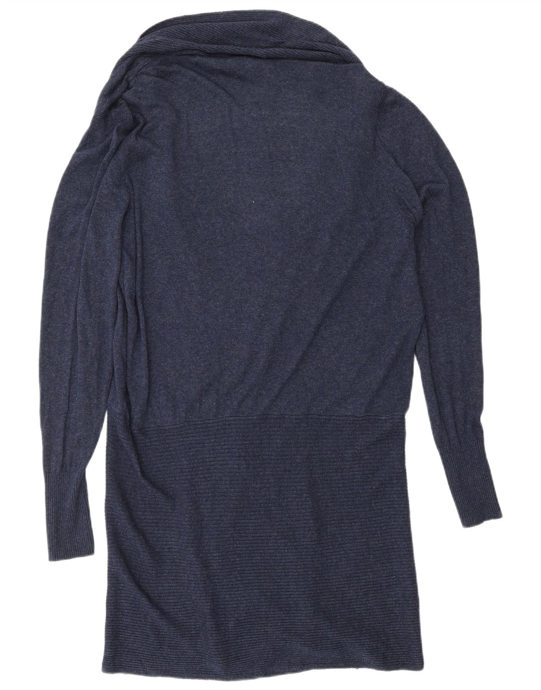 Suéter feminino Marks & Spencer com gola xale Reino Unido 16 grande azul marinho