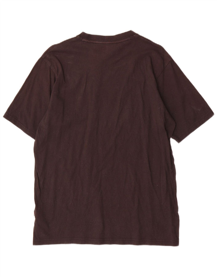 Camiseta gráfica masculina Dickies Top médio algodão preto