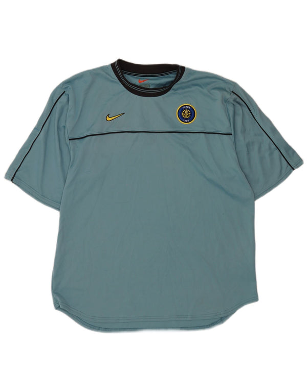 Camiseta Nike Masculina Inter Milan Top UK 42/44 Grande Azul Poliéster