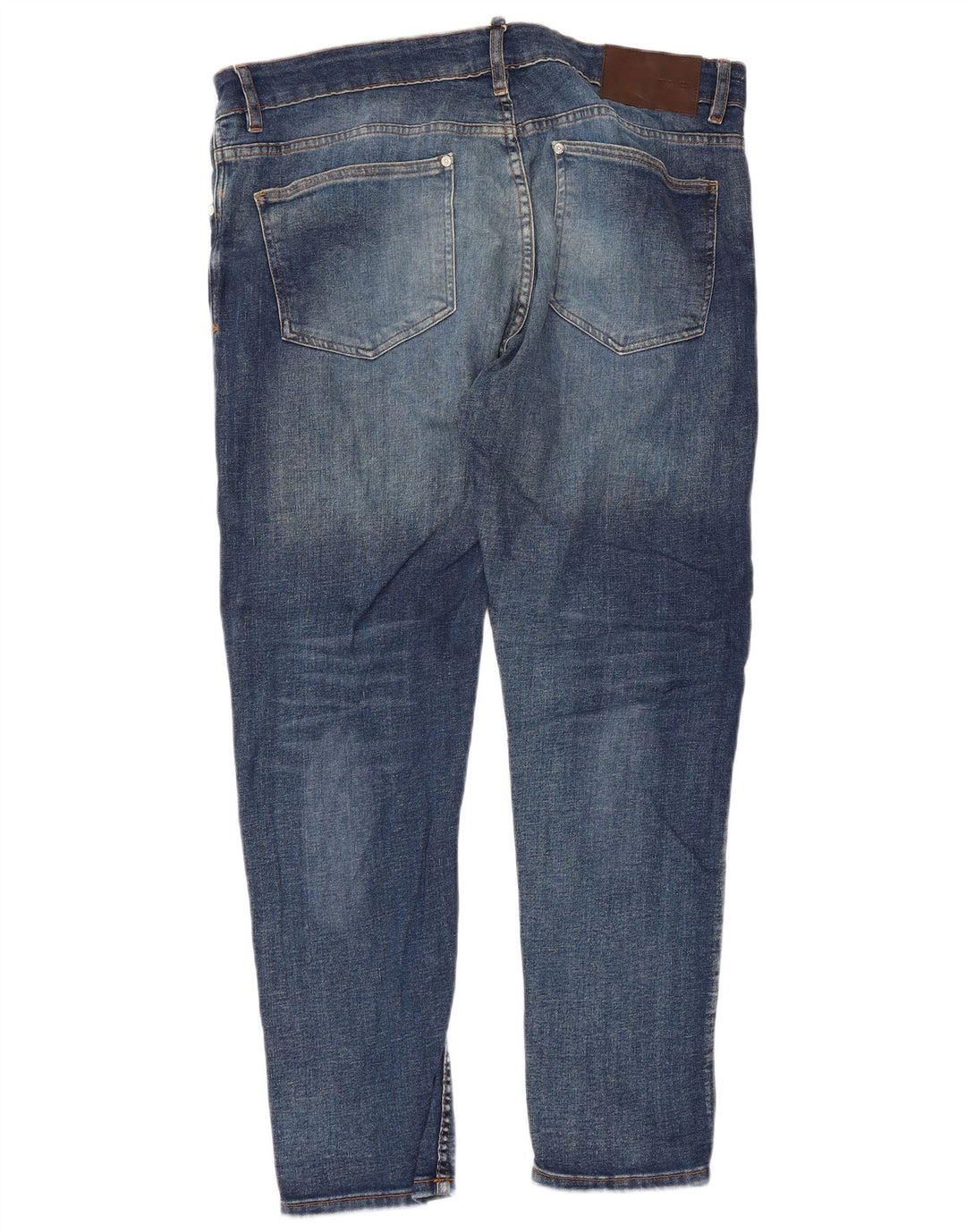 Zara Mens Slim Jeans EU 44 Grande W34 L29 Azul Algodão