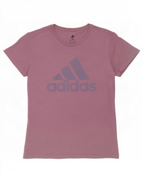Adidas Camiseta Feminina Graphic Top UK 12/14 Médio Roxo Algodão