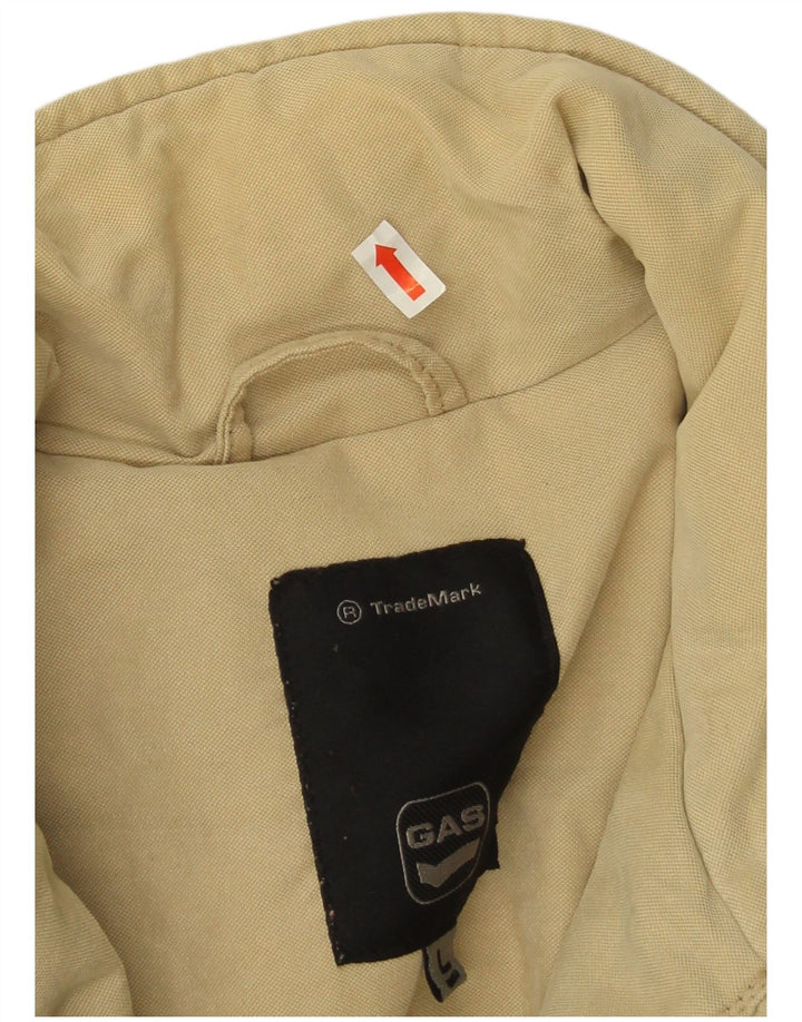 Jaqueta utilitária masculina Gas UK 40 grande algodão bege