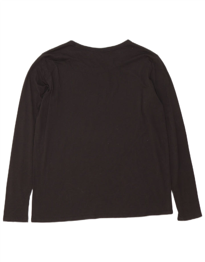 Top masculino G-STAR manga comprida grande preto