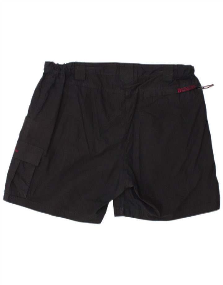 Shorts cargo feminino MOUNTAIN WAREHOUSE UK 14 grande W32 poliéster preto