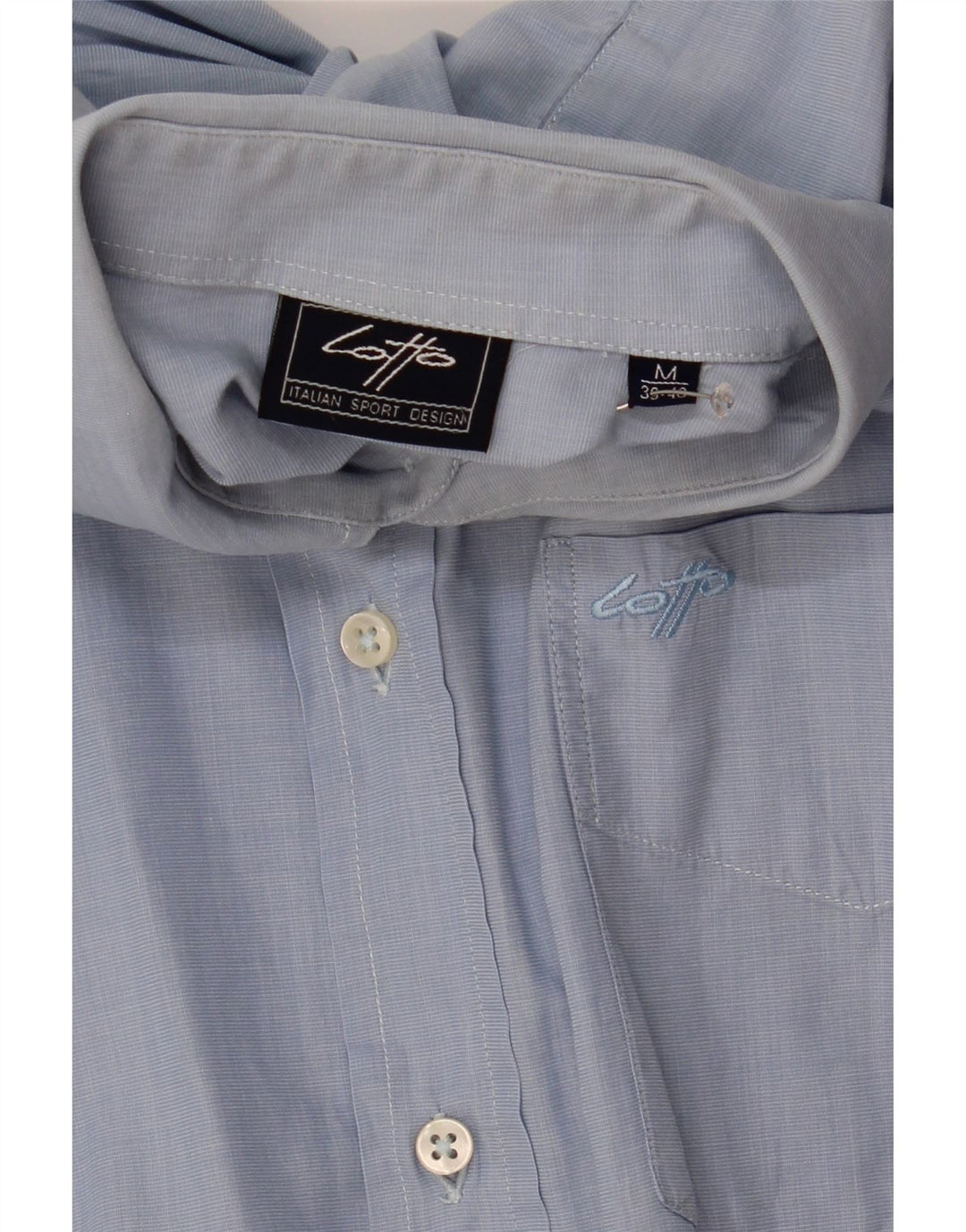 Camisa masculina Lotto tamanho 39/40 azul médio