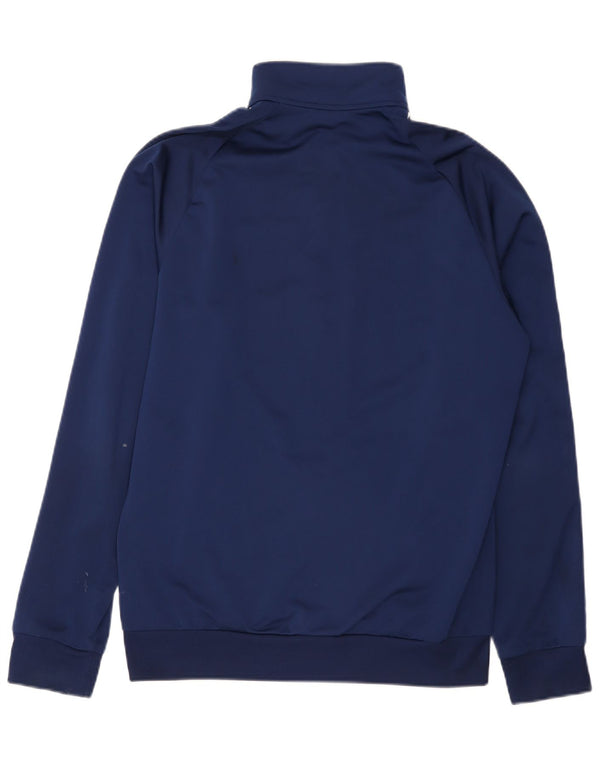 Adidas Mens Tracksuit Top Jacket Médio Azul Marinho Poliéster
