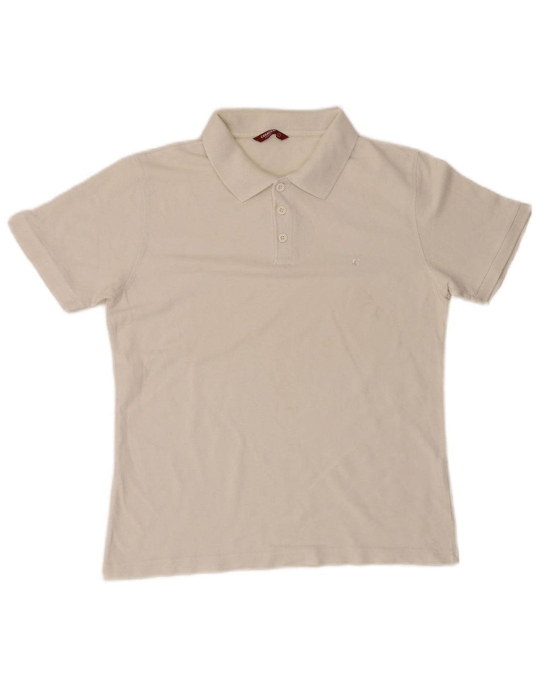 Camisa polo masculina Carrera grande algodão branco