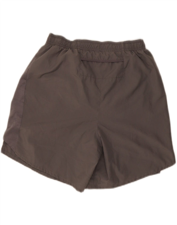 Shorts esportivos gráficos Nike Dri Fit masculino grande poliéster cinza