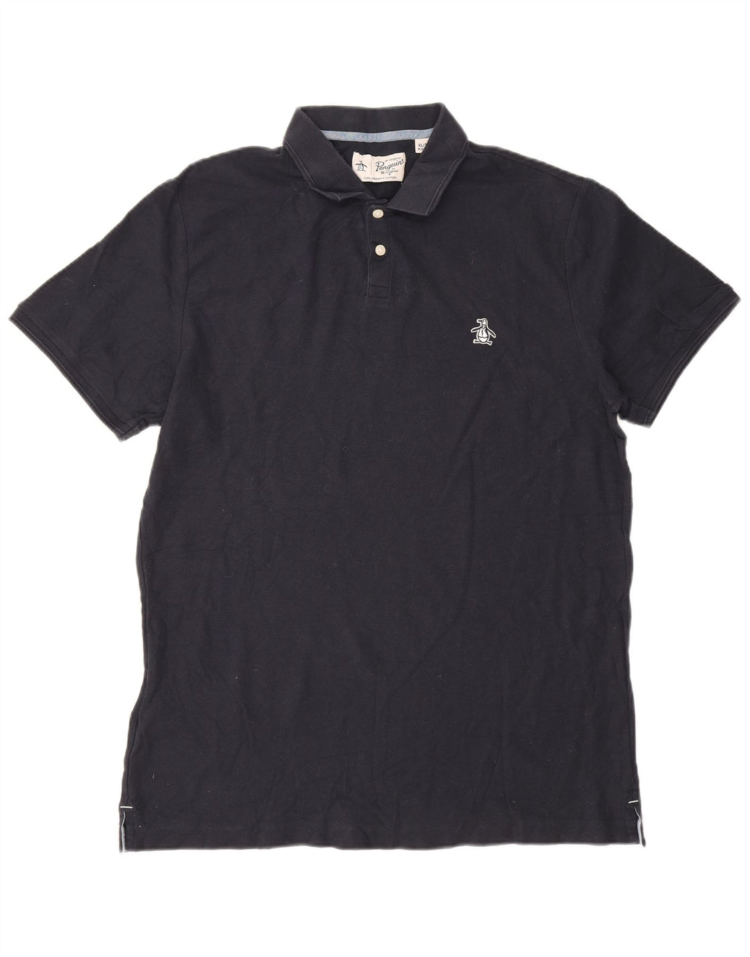 Camisa polo masculina Penguin XL azul marinho algodão