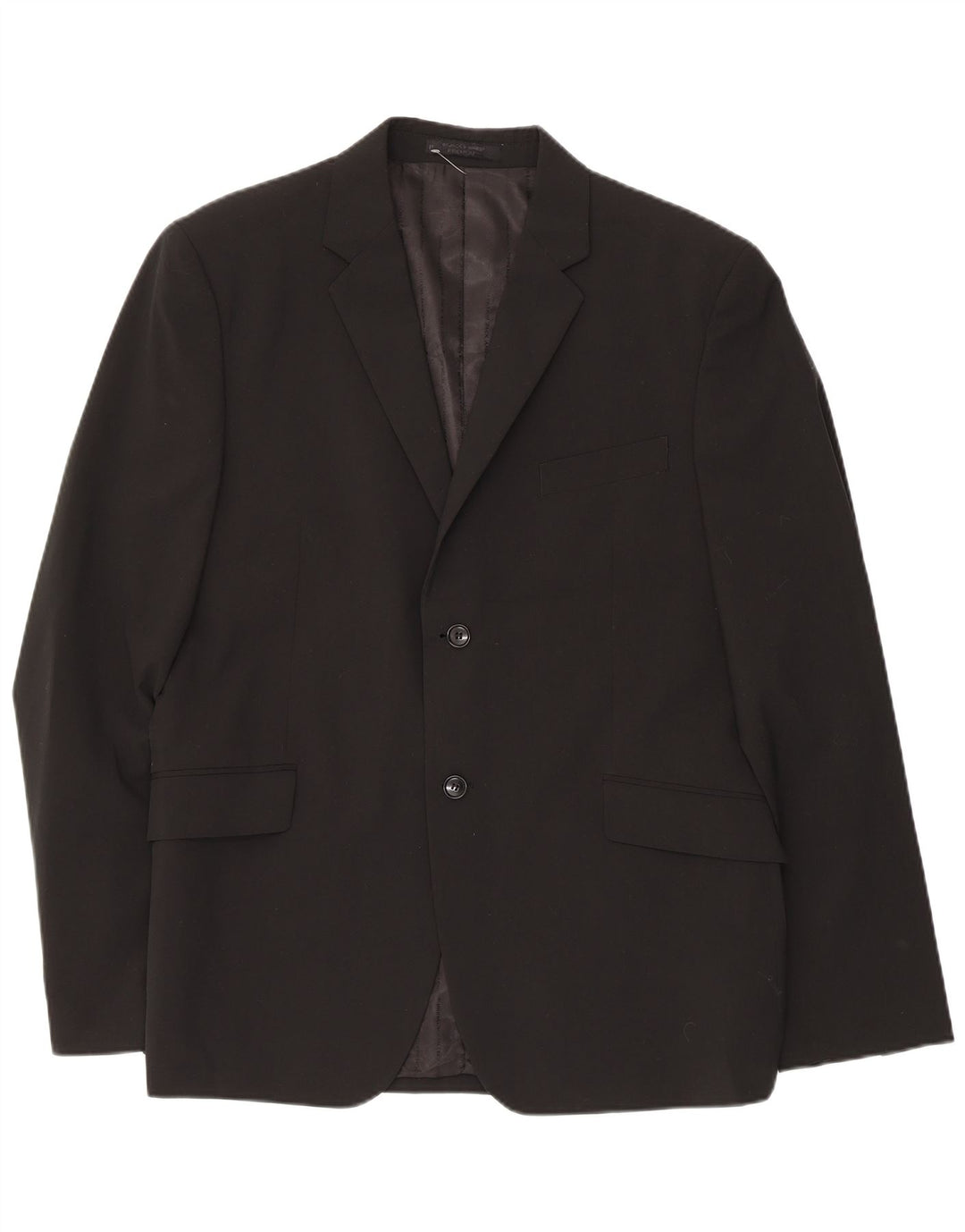 Jaqueta blazer masculina de 2 botões Jack & Jones IT 56 3XL poliéster preto
