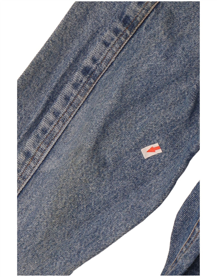 Jaqueta jeans masculina Quarry Batwing Reino Unido 40 grande azul