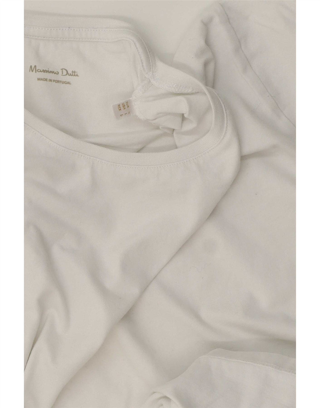 Camiseta feminina Massimo Dutti grande branca