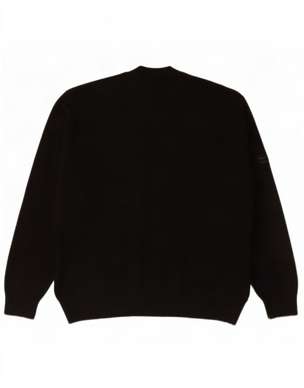 Suéter Cardigan Masculino Commander IT 48 Pequeno Poliacrílico Geométrico Preto