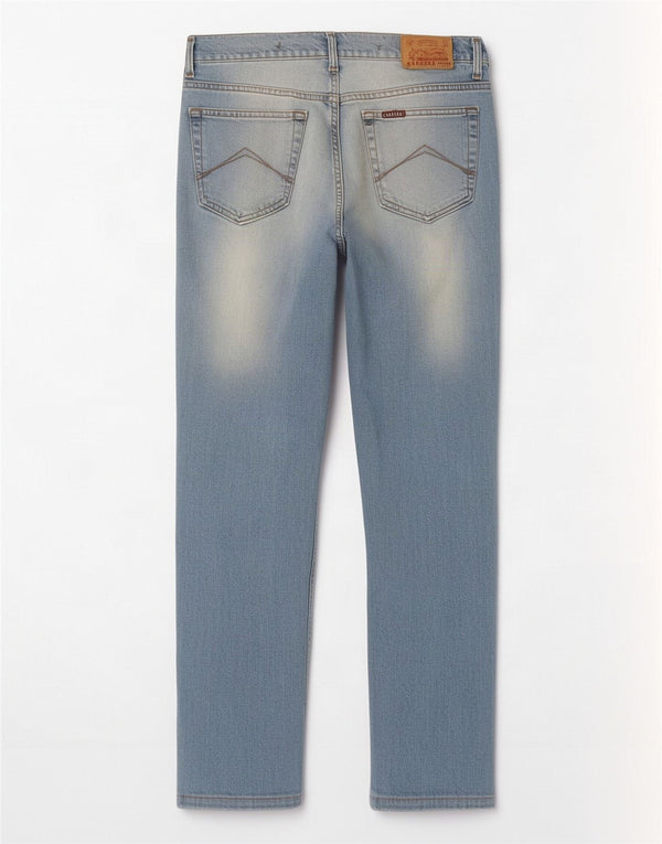 Carrera Masculino 700 Regular Fit Straight Jeans IT 50 Grande W34 L30 Azul