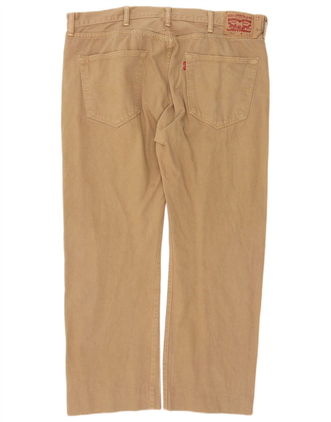 Levi's Masculino 501 Straight Jeans W40 L29 Marrom Algodão