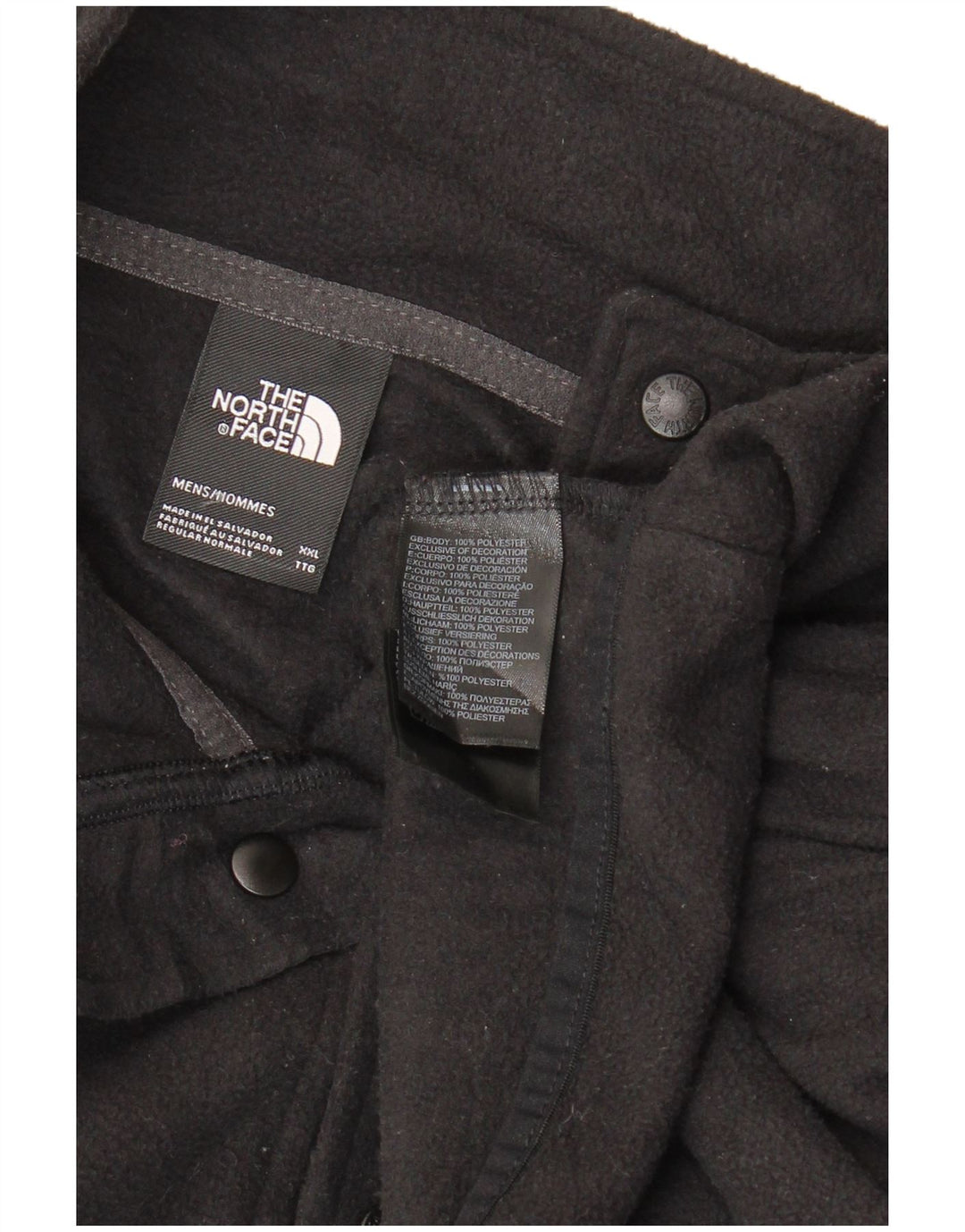Suéter masculino de lã com gola redonda THE NORTH FACE 2XL poliéster preto