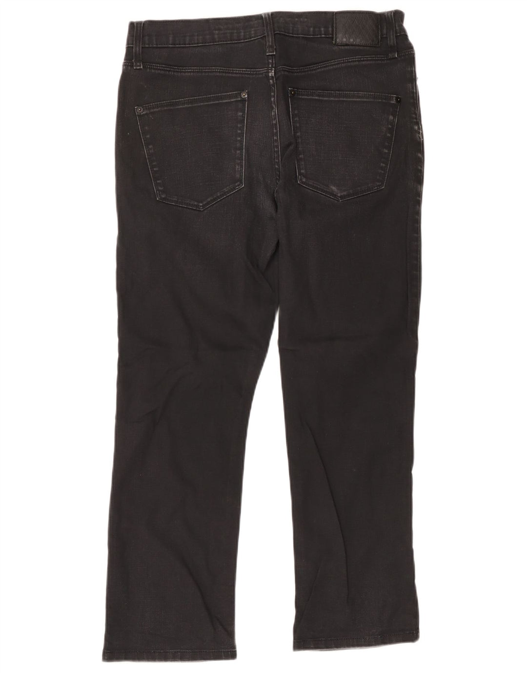 Marks & Spencer Masculino Autograph Straight Jeans W34 L29 Algodão Preto