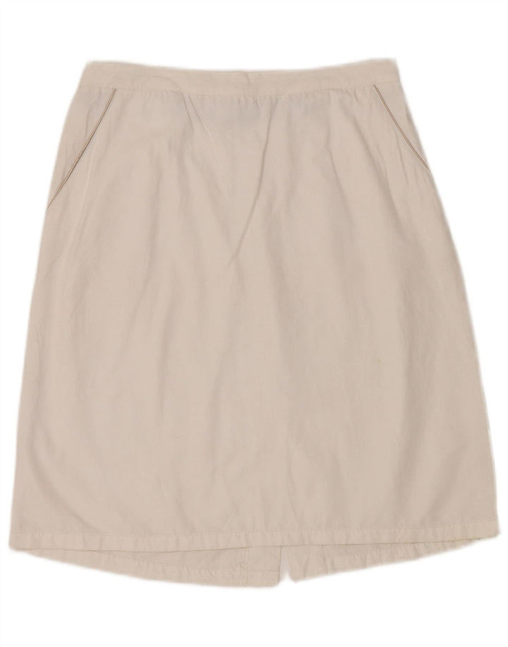 TRUSSARDI saia evasê feminina IT 44 médio W30 branco
