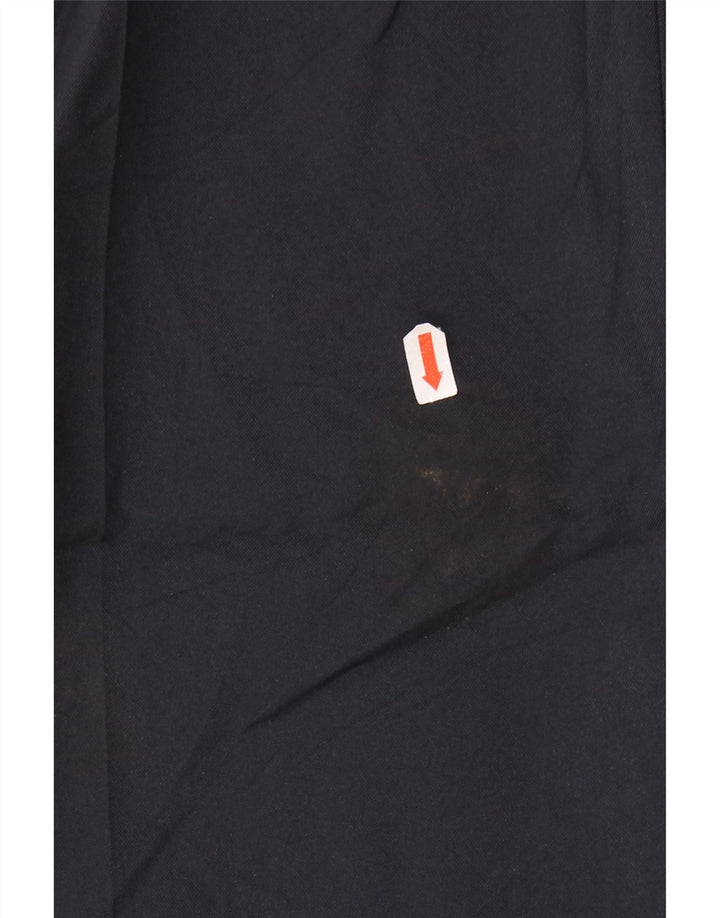 Calça chino reta masculina IZOD W38 L32 poliéster azul marinho