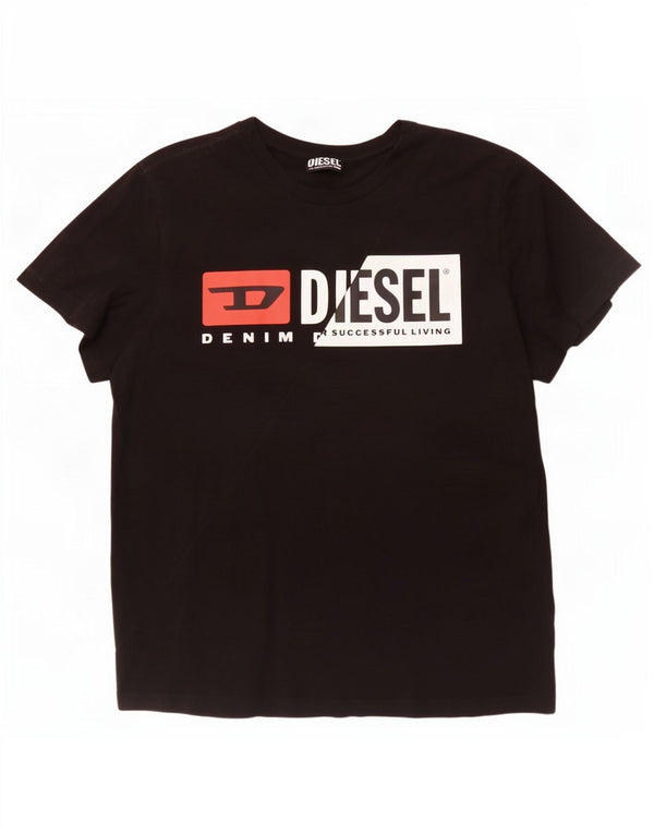 Camiseta masculina diesel Diesel Top XL algodão preto