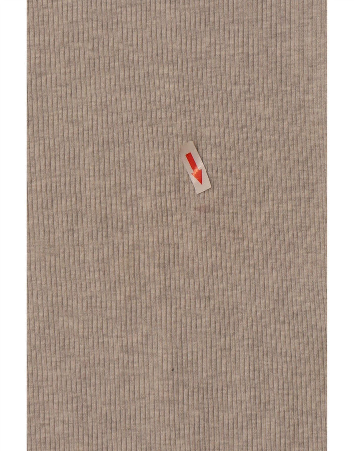 Saia reta Trafaluc feminina Zara pequena W26 cinza colorblock poliéster