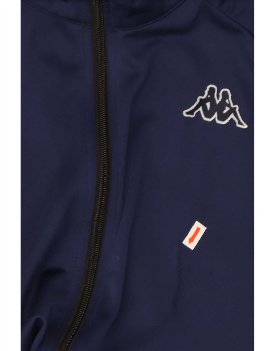 Jaqueta Kappa masculina com agasalho gráfico médio azul marinho bloco colorido