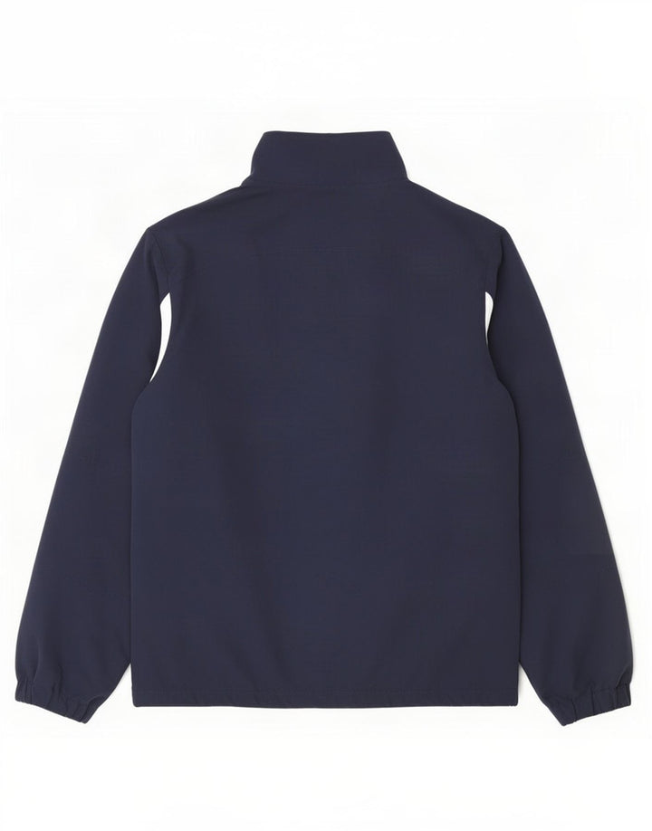 Fila Mens Tracksuit Top Jacket Grande Poliéster Colourblock Azul Marinho