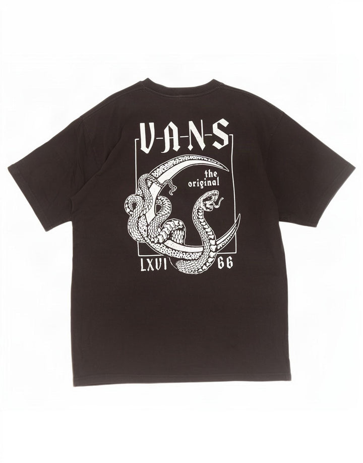 Camiseta Vans Masculina Classic Fit Graphic Top Médio Algodão Preto