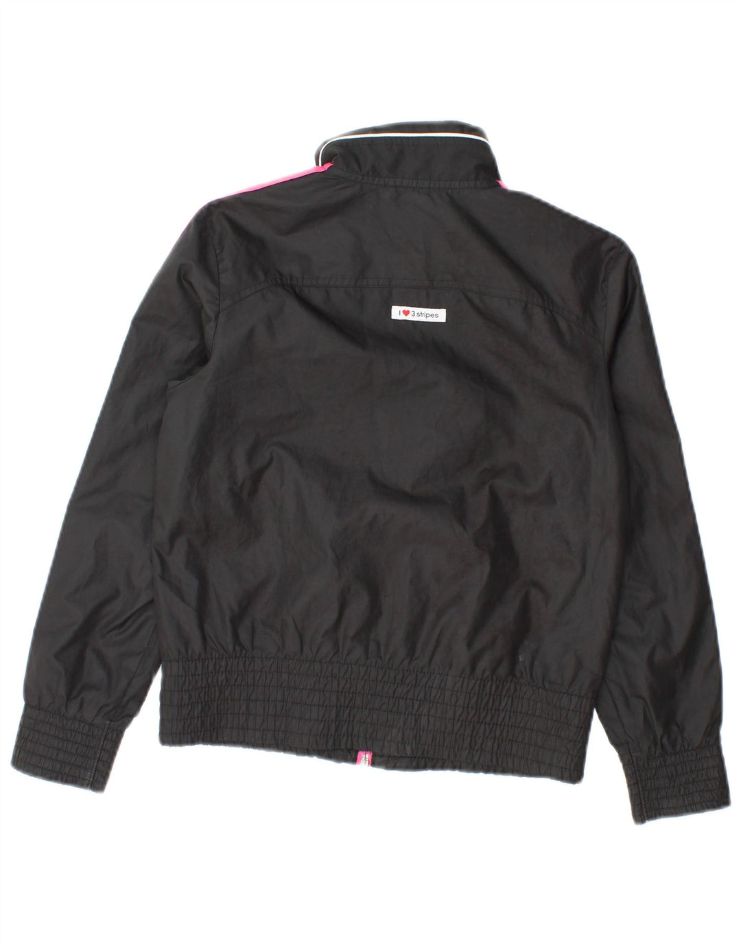 Jaqueta Adidas Girls Graphic Treino Top 9-10 Anos Poliéster Preto
