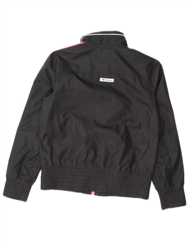 Jaqueta Adidas Girls Graphic Treino Top 9-10 Anos Poliéster Preto