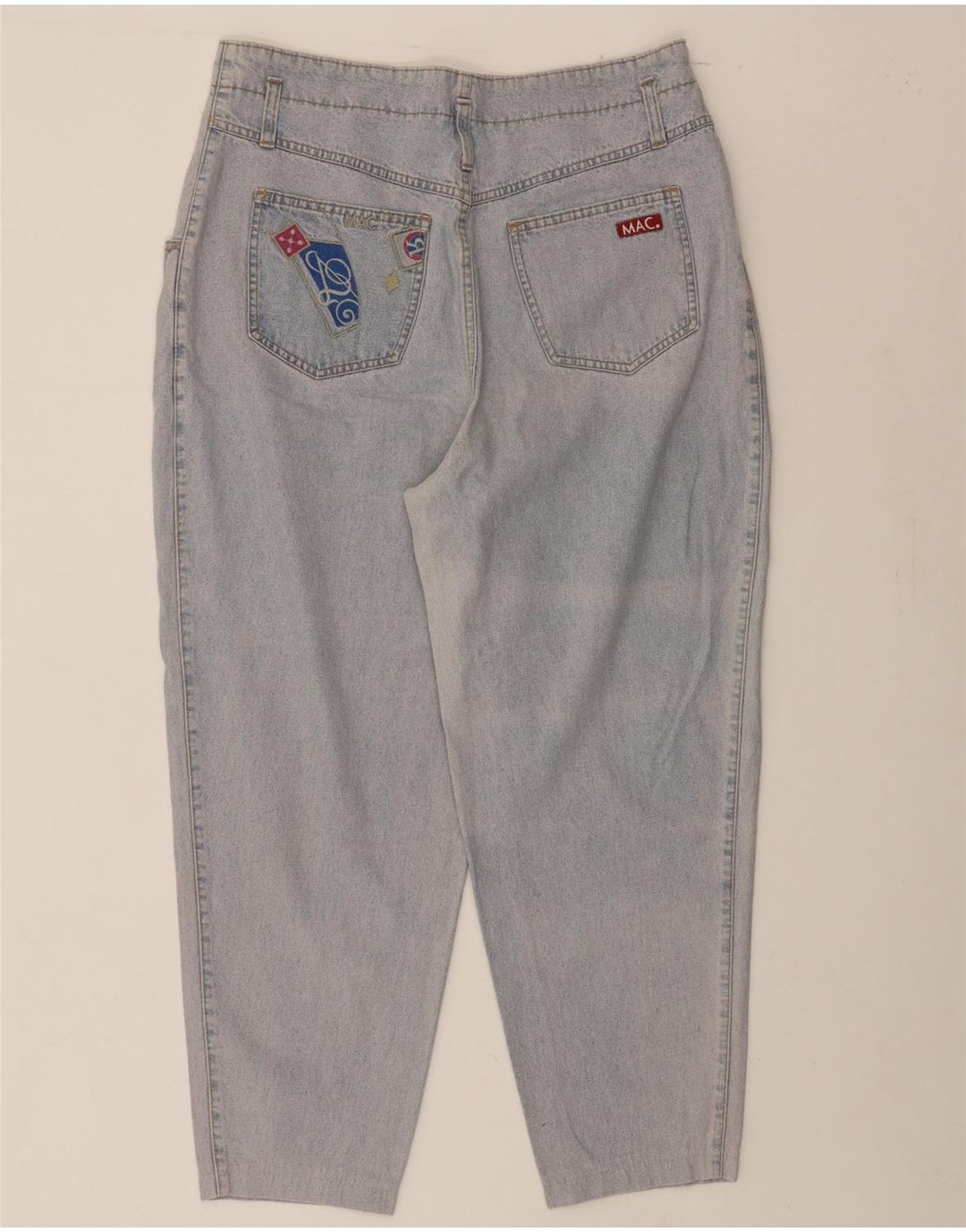 MAC Womens Tapered Jeans EU 40 Medium W32 L26 Blue Cotton Vintage Mac and Second-Hand Mac from Messina Hembry 