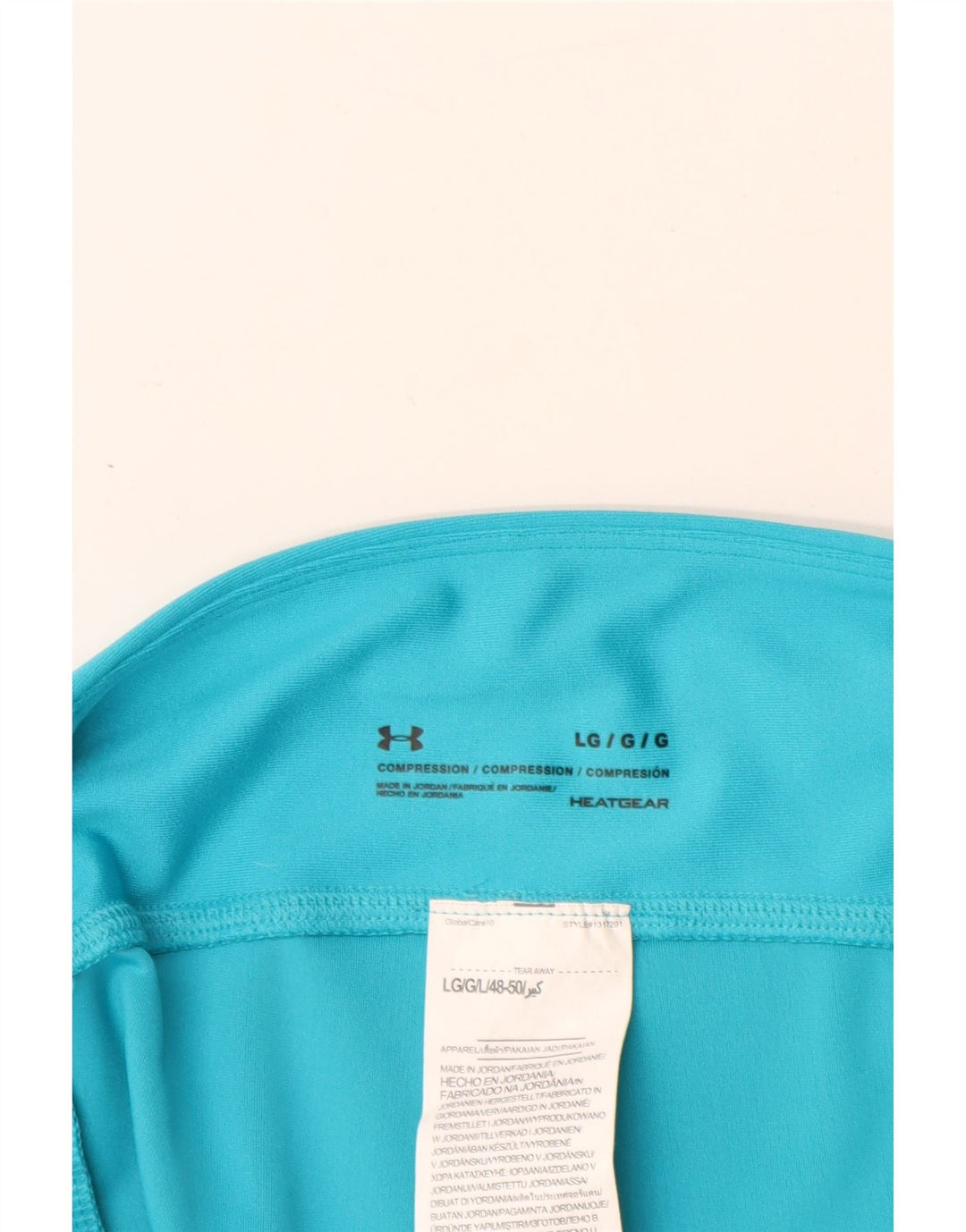 Under Armour Womens Heat Gear Graphic Leggings Reino Unido 14 Grande Azul Poliéster