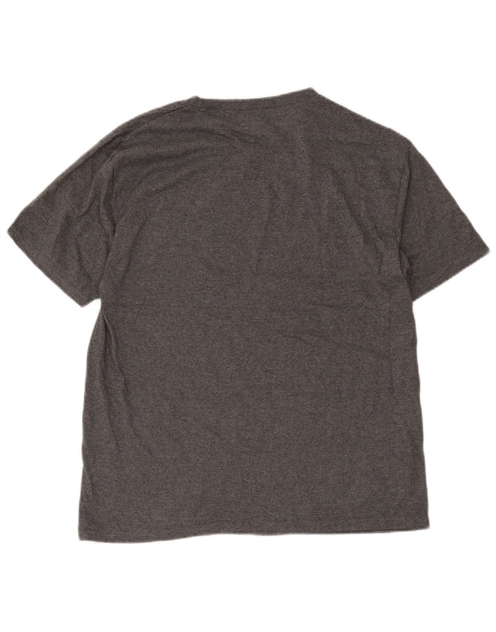 Camiseta masculina Levi's UK 42/44 grande algodão cinza