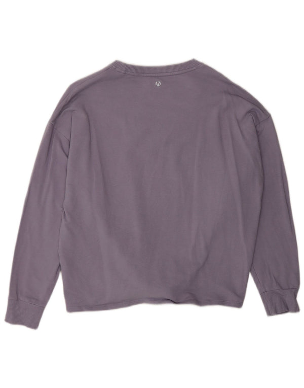 Suéter feminino Marks & Spencer Reino Unido 12 algodão roxo médio