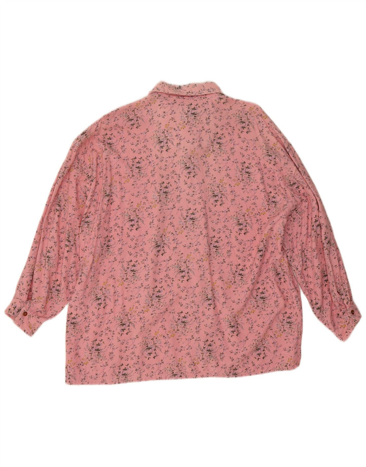 Camisa Feminina Cocoa Grande Rosa Floral