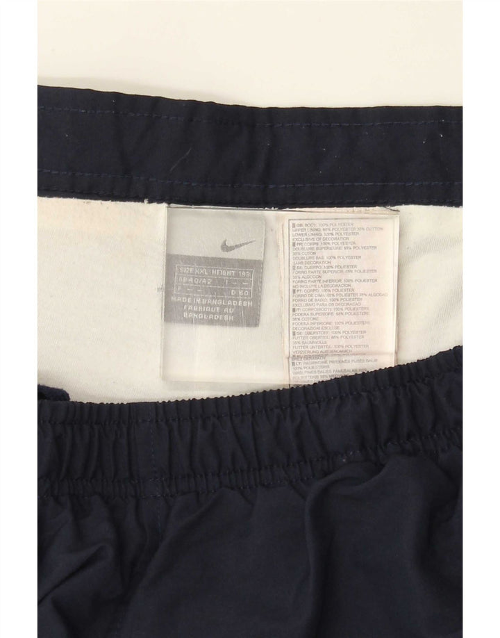 Calça de treino masculina Nike Joggers 2XL azul marinho poliéster