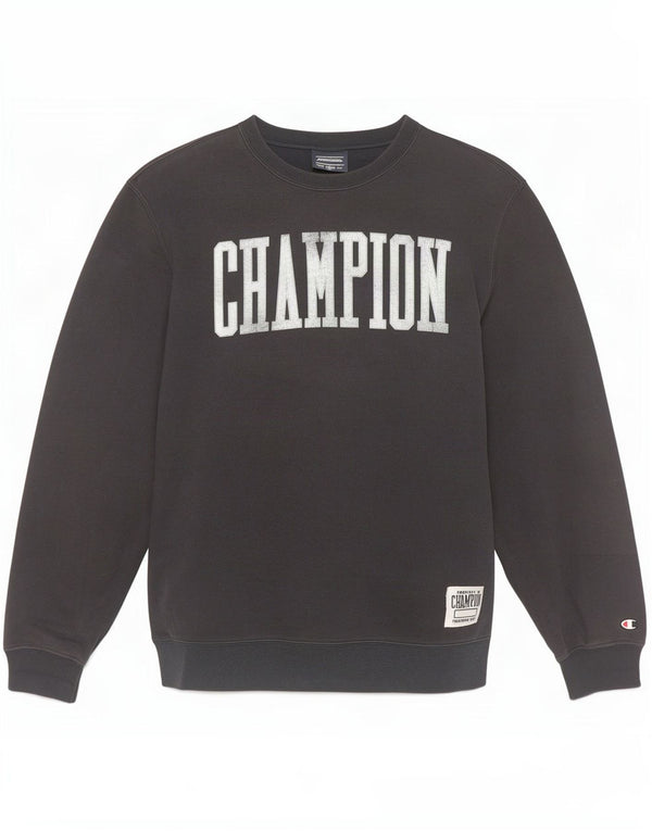 Champion moletom masculino gráfico jumper grande algodão azul marinho