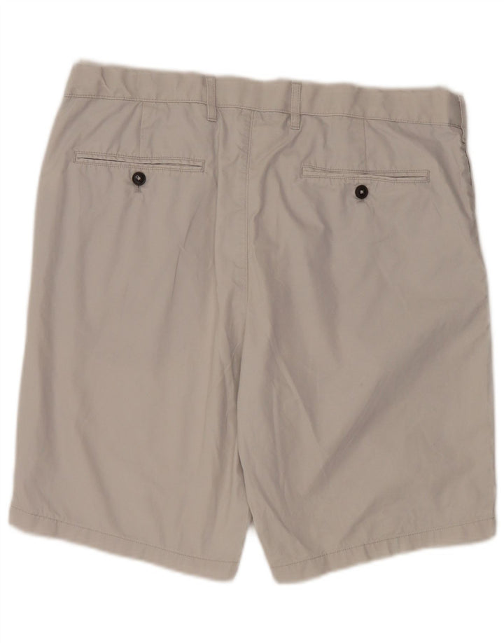Shorts Chino masculino Marks & Spencer W36 grande algodão cinza