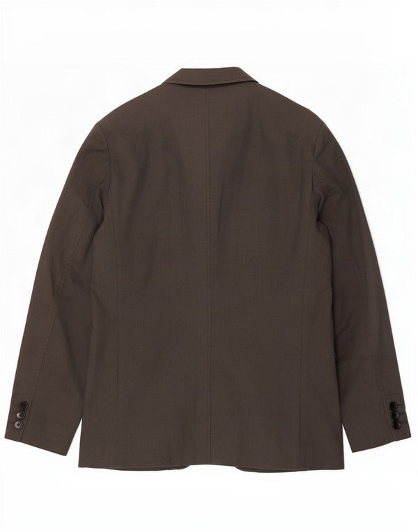 Jaqueta blazer masculina Gap com 2 botões Reino Unido 38 algodão cinza médio
