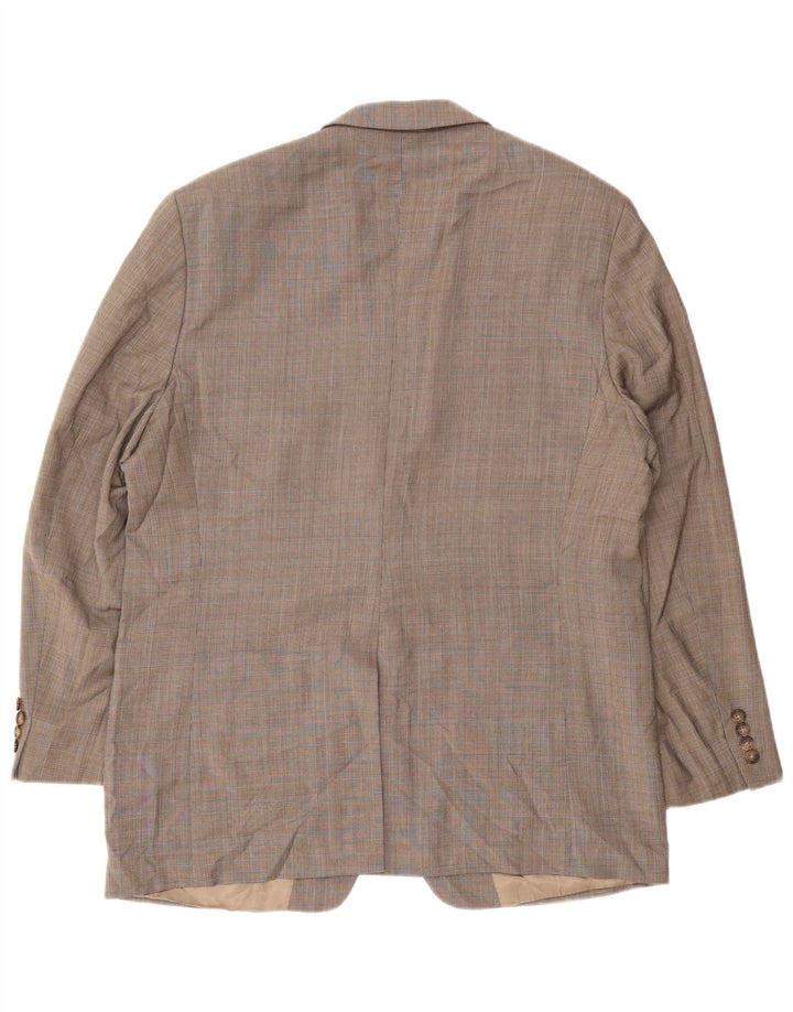 Jaqueta blazer masculina de 2 botões RALPH LAUREN Reino Unido 40 grande xadrez cinza