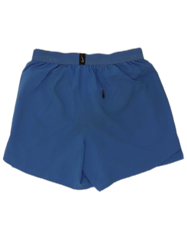 Nike Mens Dri Fit Sport Shorts Medium Blue Polyester