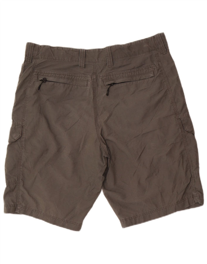 Shorts cargo masculino Marks & Spencer W34 grande algodão cáqui