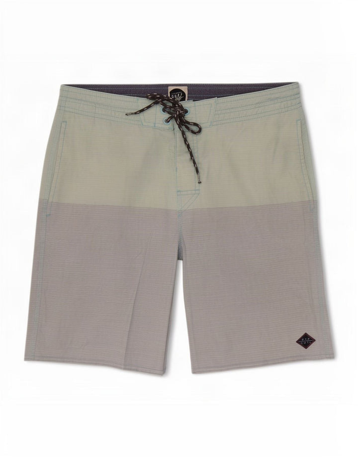 Shorts de natação masculino Rip Curl médio azul colorblock