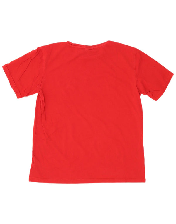 Camiseta Champion Boys Top 15-16 Anos 2XL Algodão Vermelho